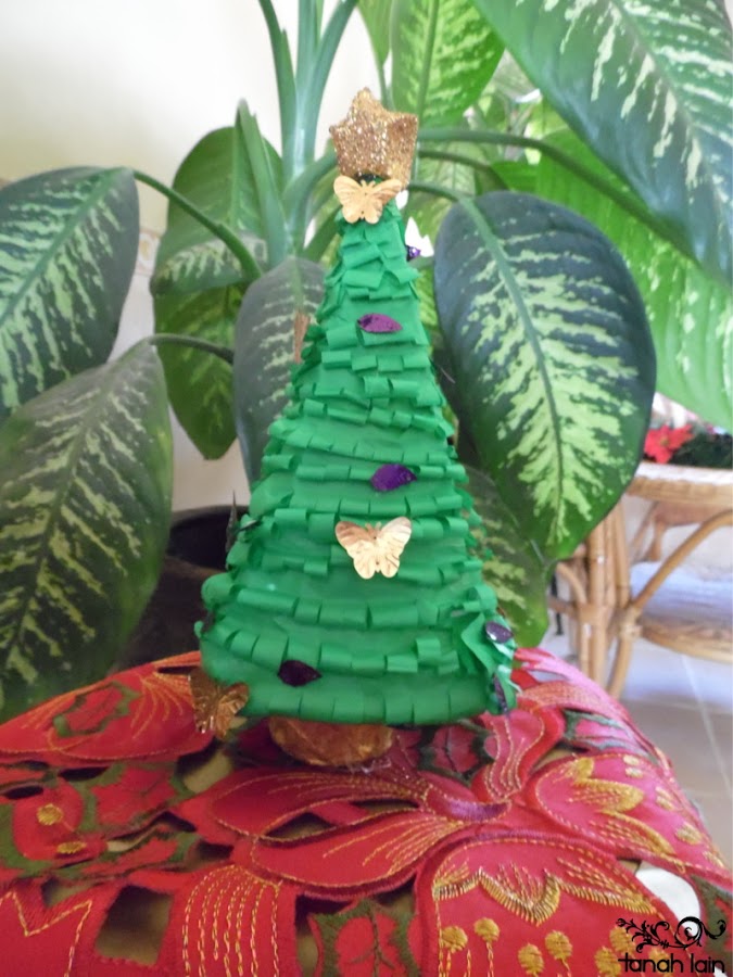 Arbol de Navidad Reciclado