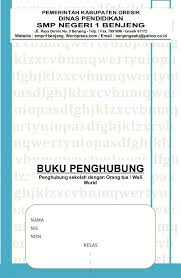 Download contoh buku penghubung orang tua dengan wali kelas