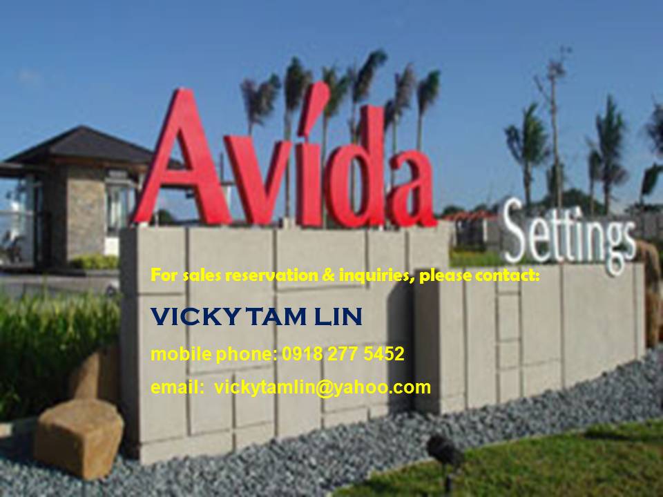 Nuvali Sta Rosa and Canlubang Laguna, Philippines Avida Settings Nuvali