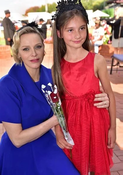 Princess Charlene attended "Princess Charlene of Monaco Royal Race Day" event at Turffontein Racecourse