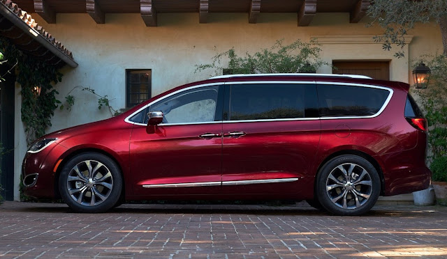 Pacifica 2017 Chrysler Pacifica red