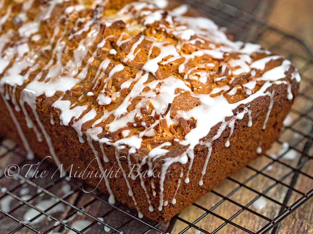 Jamaican Banana Rum Bread - The Midnight Baker