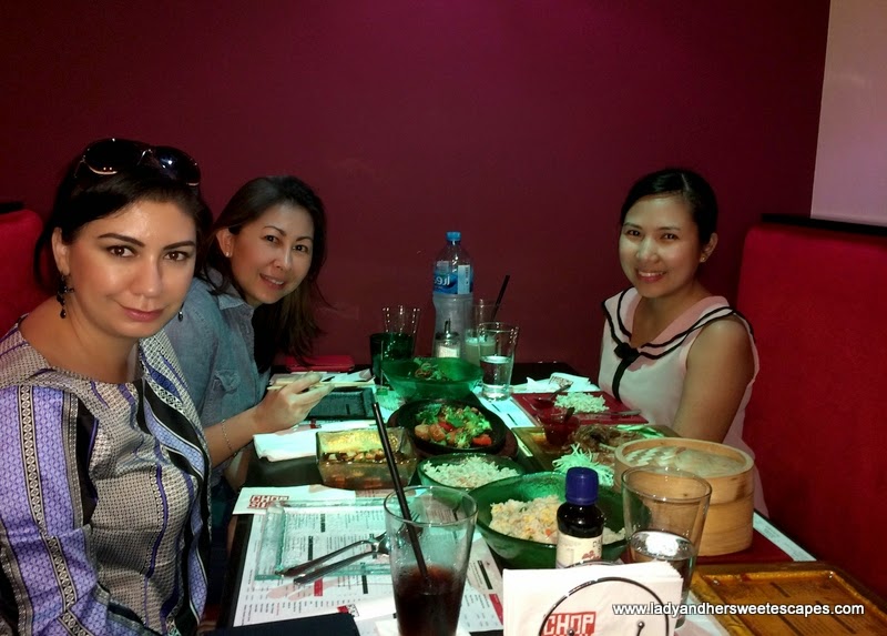 lunch at Chop Suey restaurant in Jumeirah Dubai