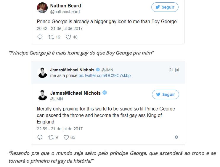 Príncipe George, 4, é chamado de 'reizinho gay' na internet Príncipe George, 4, é chamado de 'reizinho gay' na internet