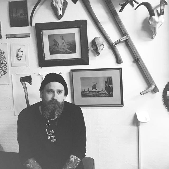 Poetic Blackwork Tattoos by Johannes Folke