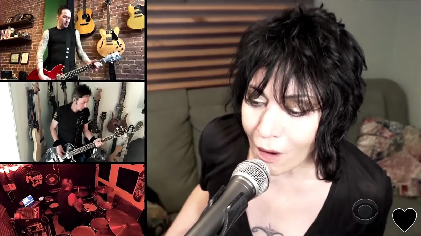 Hennemusic Joan Jett Performs T Rex Classic On The Late Late Show With James Corden