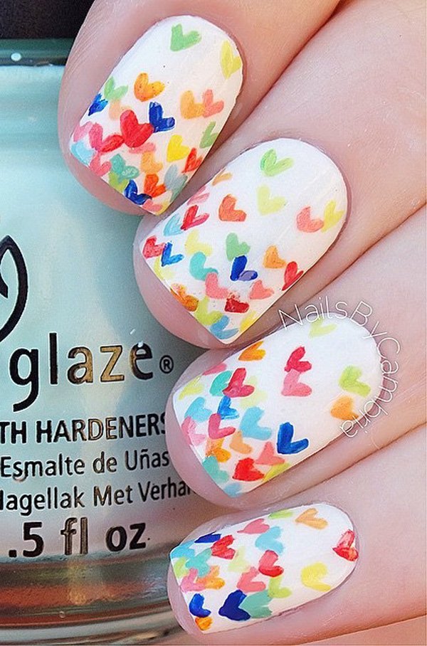 20+ Stylish Rainbow Nail Art Ideas