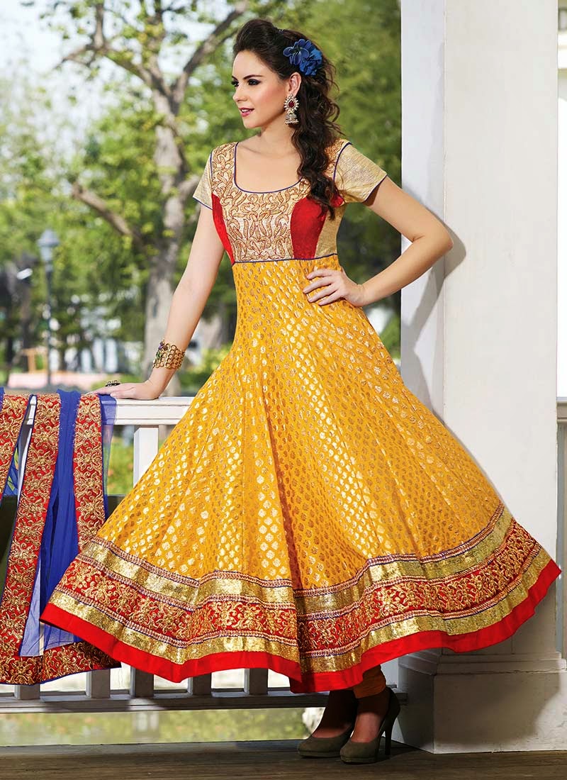 anarkali dress embroidery