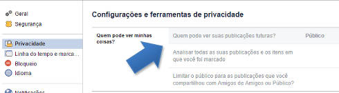 privacidade no facebook privacidade no facebook