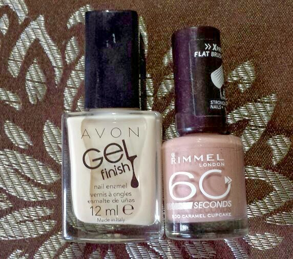 Beautifinous.: Avon Gel Finish Nail Enamel in Creme Brulee review &  swatches/comparison swatches