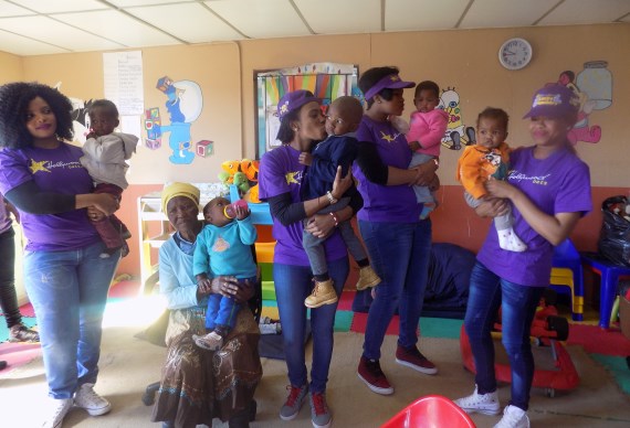Hollywoodbets Gauteng team at Mpumelelo Day Care Centre Hollywoodbets Gauteng team spent time with the children at Mpumelelo Day Care Centre - Mandela Day 2016
