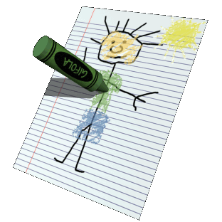 Resultado de imagen de gifs animados de arte en infantil
