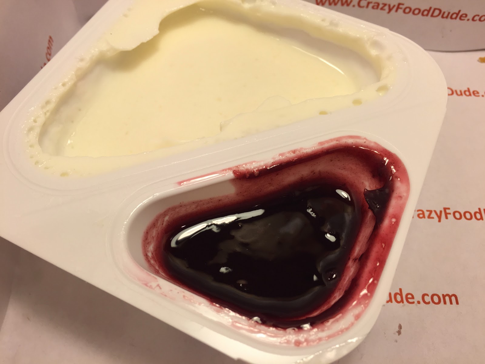 Crazy Food Dude Review Muller Greek 100 Black Cherry & Pomegranate