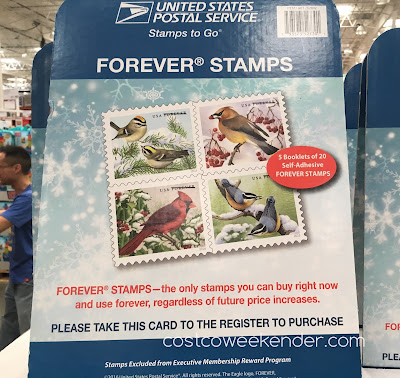 Ensure you have postage for your Christmas cards with Forever Stamps from Costco