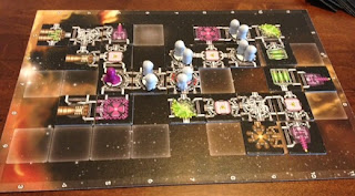 USS Enterprise board in Galaxy Trucker game