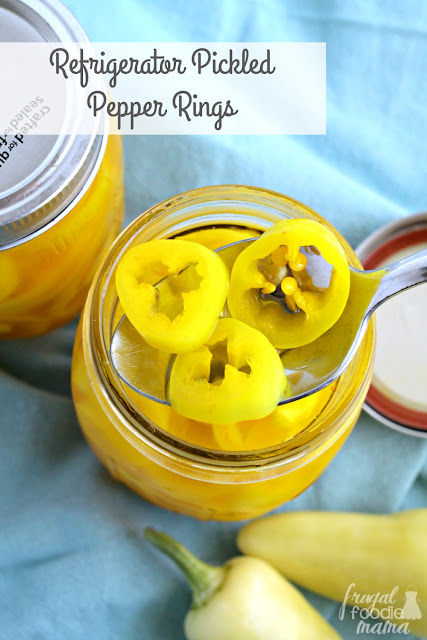 Whether you like it spicy or mild, you will love how easy these Refrigerator Pickled Pepper Rings are to make.