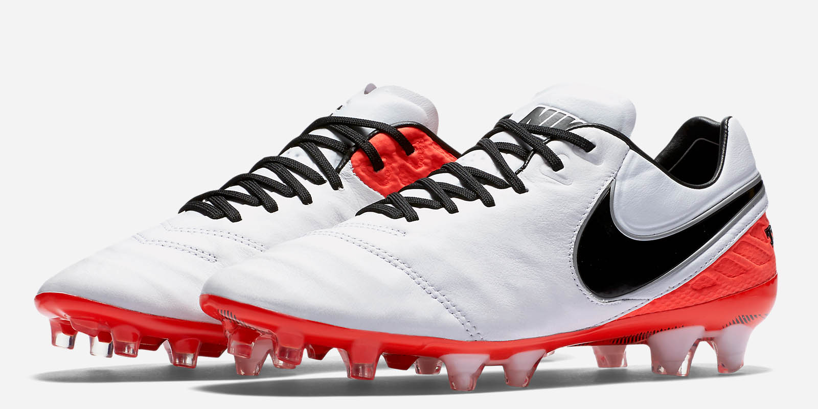 nike tiempo red and white