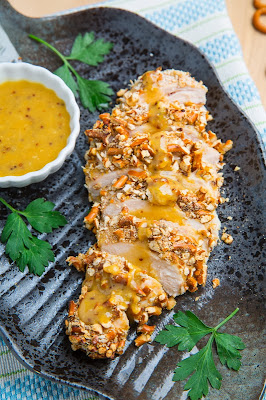 Honey Dijon Pretzel Chicken