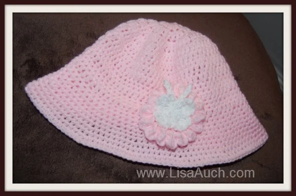 crochet bucket hat pattern toddler- Childs Crochet Sun Hat Pattern: