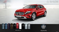 Màu ngoại thất Mercedes GLA 200 2015 Mercedes GLA 200 2015 màu Đỏ Jupiter 589