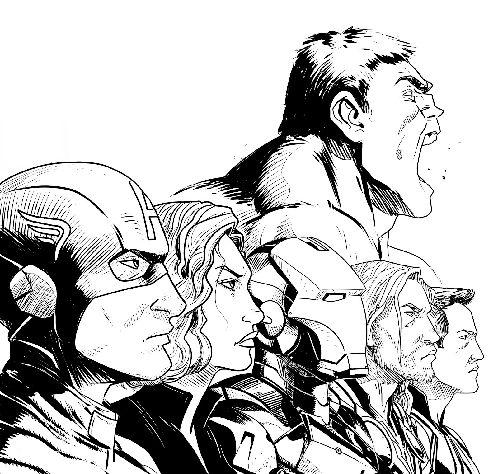 falcon avengers coloring pages - photo #30