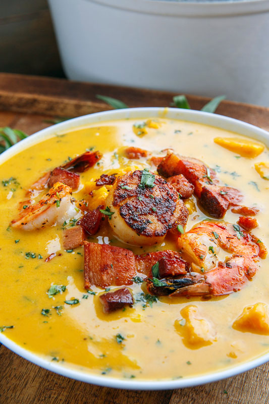 Cajun Sweet Potato Seafood Chowder Cajun Sweet Potato Seafood Chowder