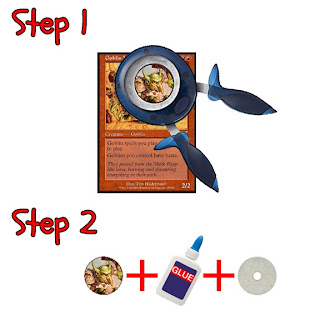 2 Easy steps to making a hefty paper miniature