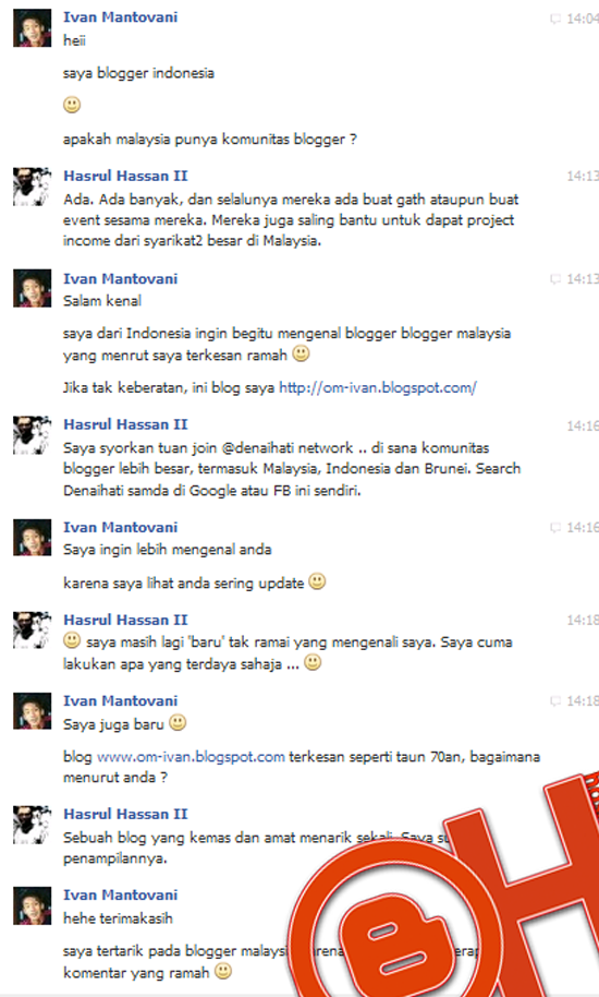 Blogger Indonesia Kagumi Blogger Malaysia