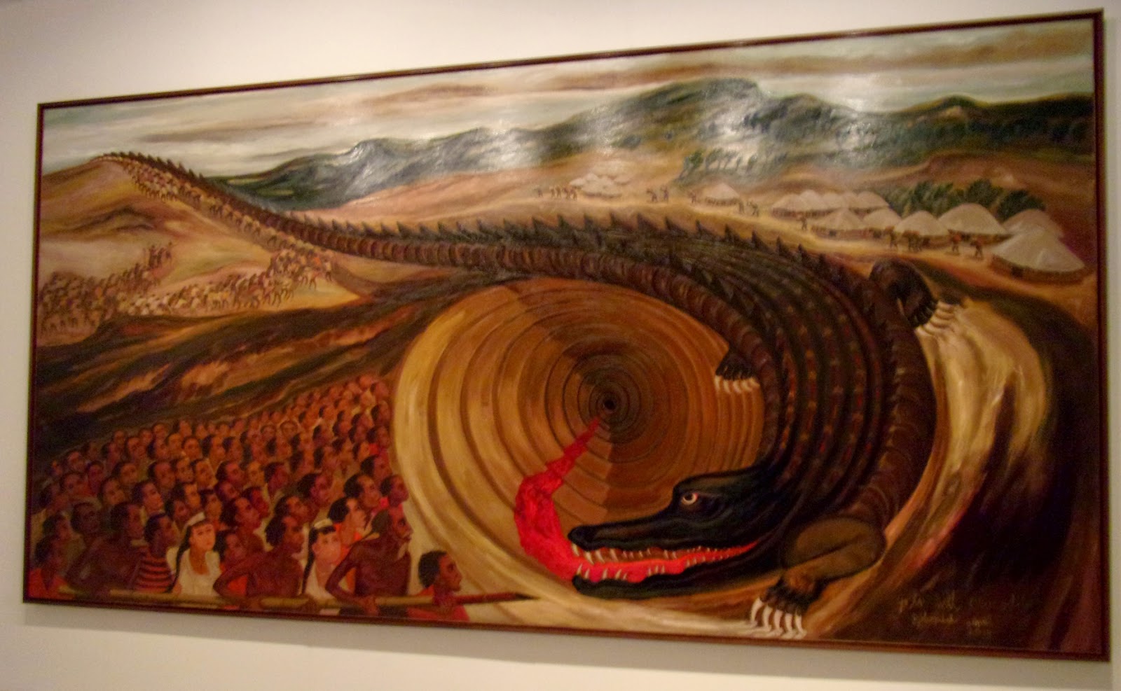 Dunia Lukisan Javadesindo Art Gallery Fenomenal Karya Hell Crocodile Djoko