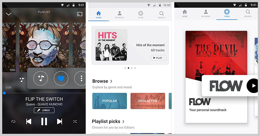 música online y de alta calidad deezer music para dispositivos