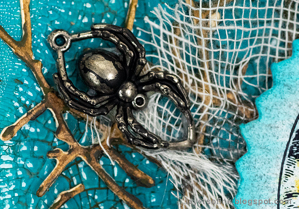 Layers of ink - Twigs and Owl Halloween Tag Tutorial by Anna-Karin Evaldsson, with Halloween idea-ology adornments