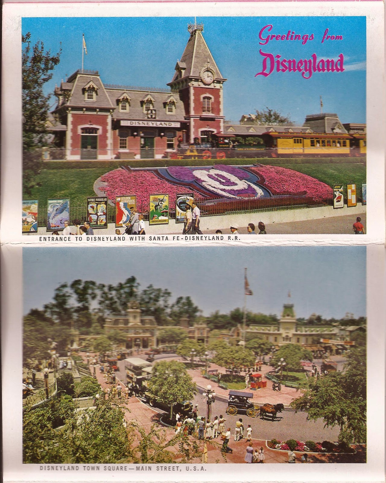 Disney Avenue Beautiful Vintage Disneyland Postcards