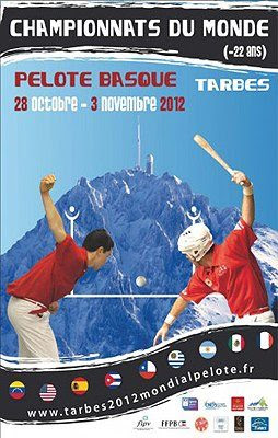 Tarbes : CHAMPIONNAT DU MONDE ESPOIRS DE PELOTE BASQUE 2012