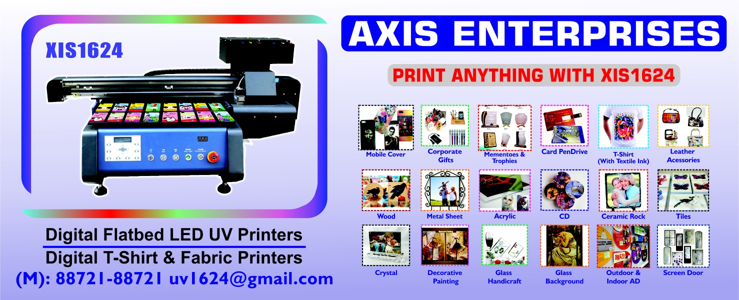 Axis digital uv printer