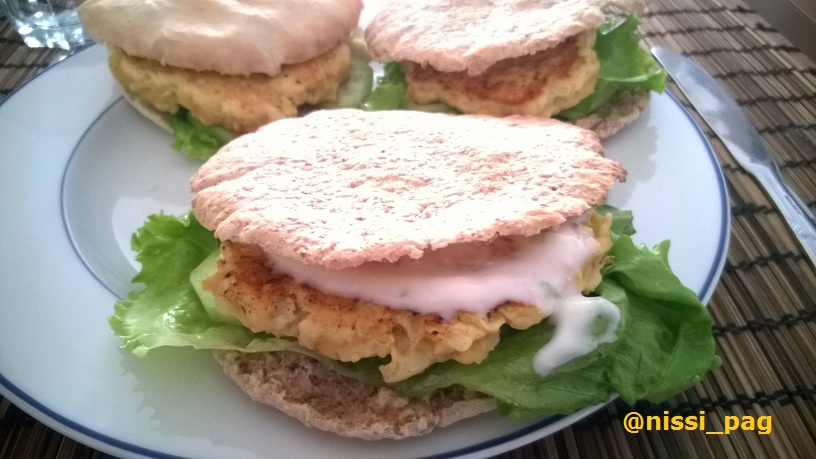 Sándwich con aroma hindú