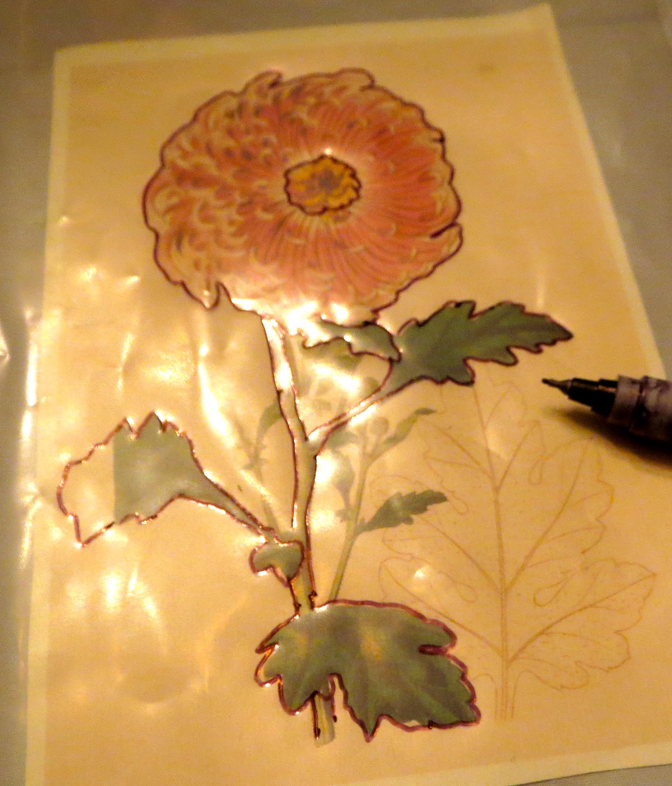 Creative Expressions Paint Transfer Technique