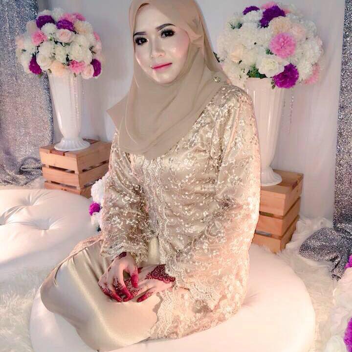 Malaysian Bridal Dresses Satin 760 Malaysian Baju Kurung
