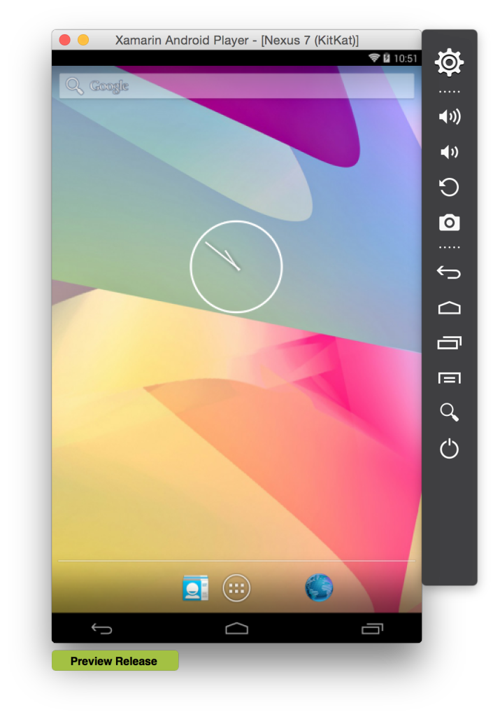 سادسا برنامج Xamarin Android Player :