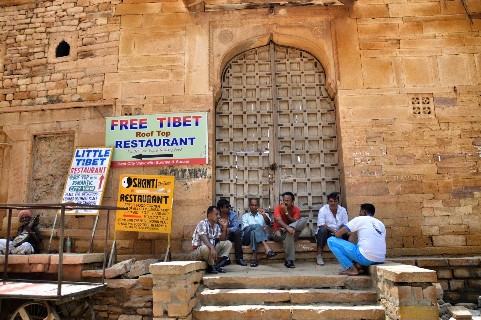 jaisalmer fort street photography rajasthan india gate