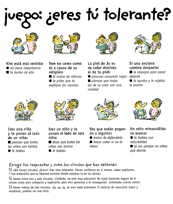 VALOREMOS LA TOLERANCIA VALOREMOS LA TOLERANCIA