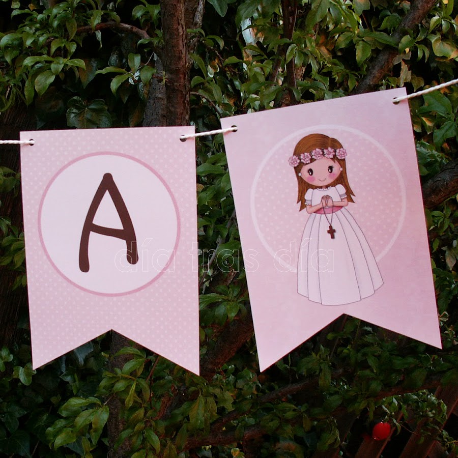 Banderola personalizada Primera Comunión