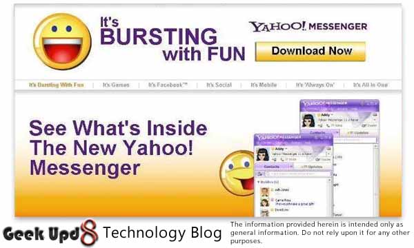 Download Yahoo! Messenger 11.5.0.228 Final Full Offline Installer