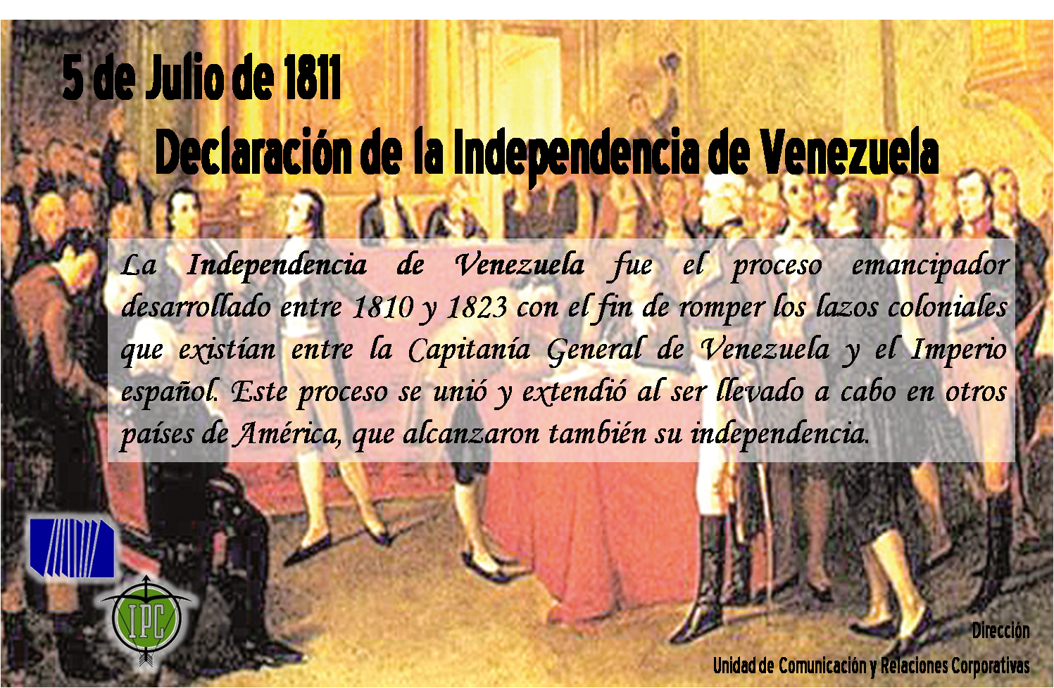 noticias-upel-caracas-5-de-julio-de-1811-d-a-de-la-independencia-en