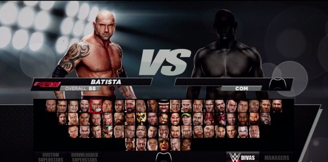 WWE 2k15 Players Roster