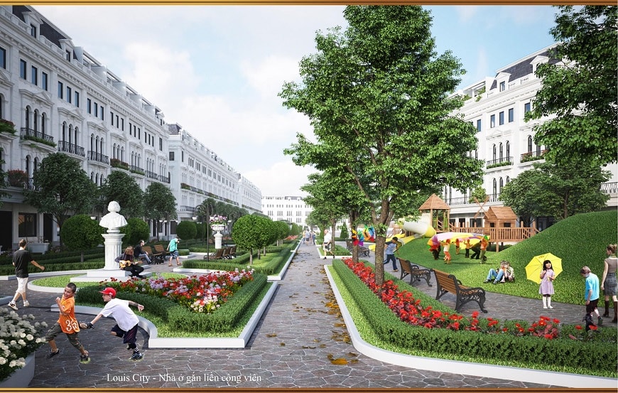 nhà liền kề vườn louis city nhà liền kề vườn louis city