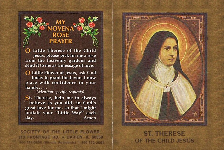 Women Espousing Purity for Christ St. Therese Novena DAY NINE