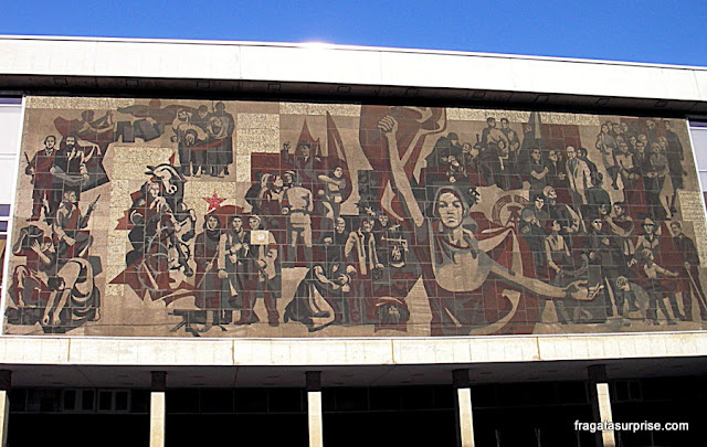 Fachada do Kulturpalast (Palácio da Cultura), Dresden, Alemanha