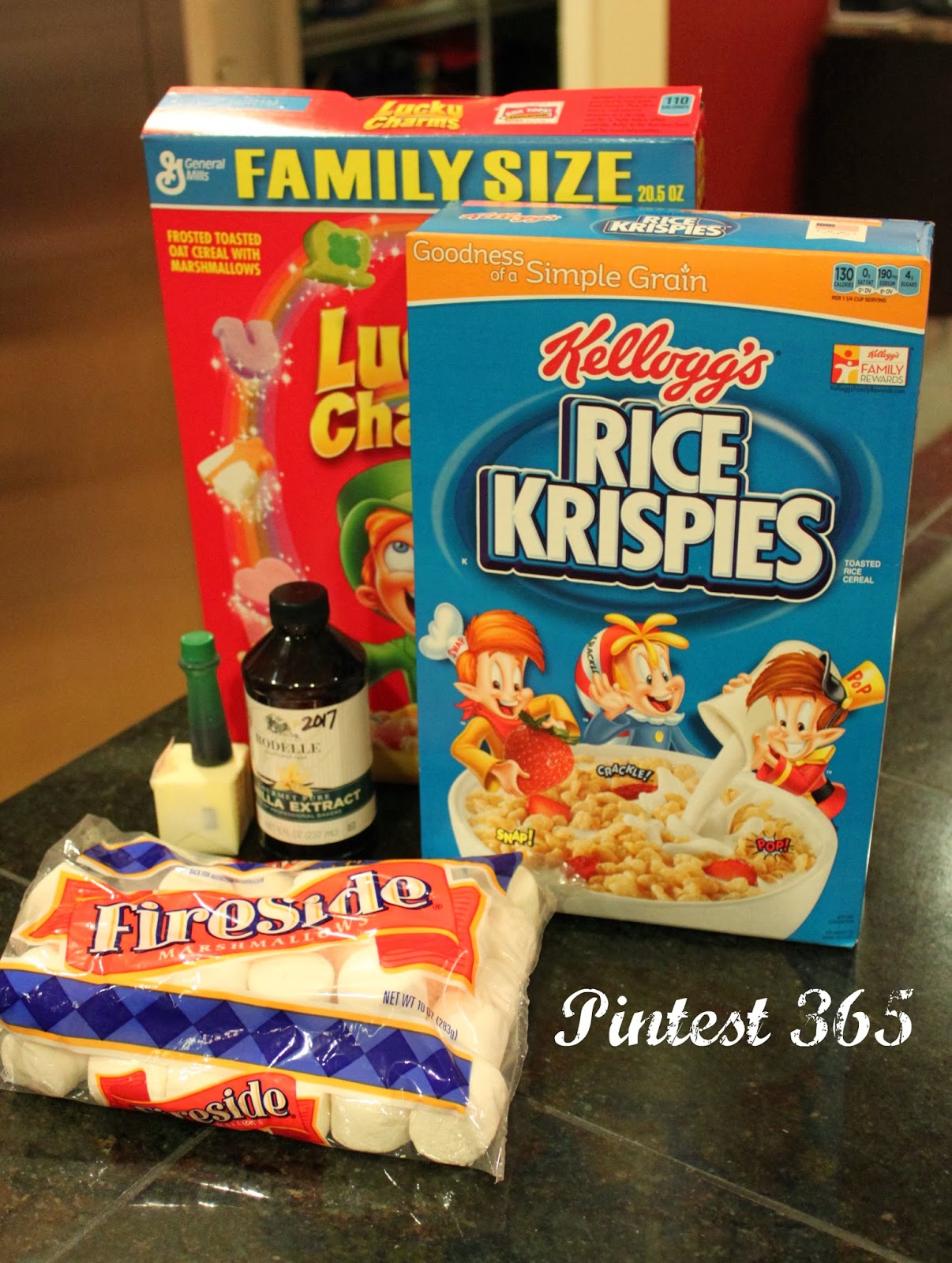 Pintest 365.: Day 67: St. Patrick's Day Rice Krispies Treats (success).