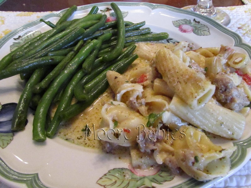 Moore babies Recipe. Tortellini Au Gratin