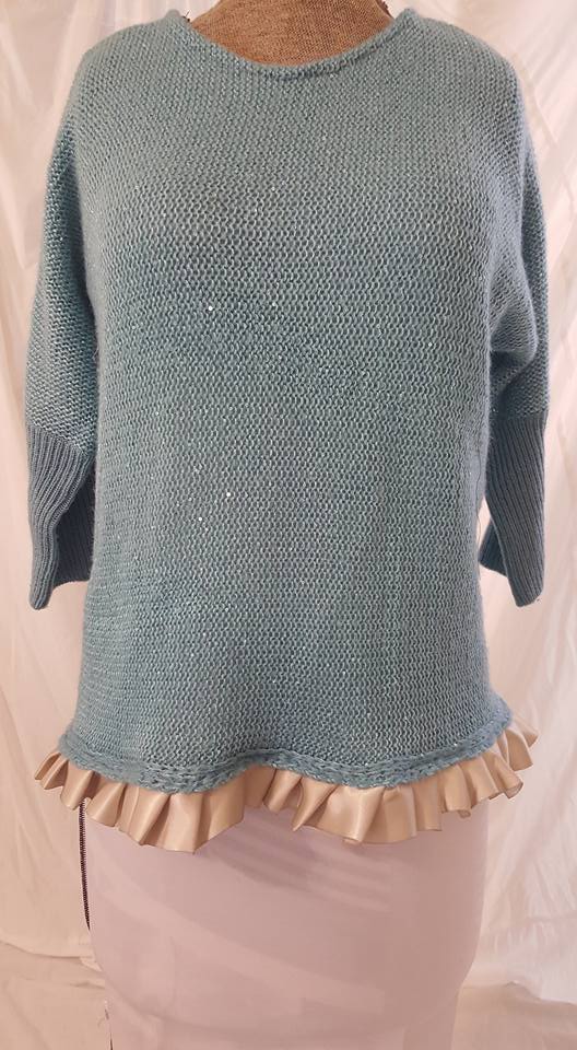 ribbon tie back sweater